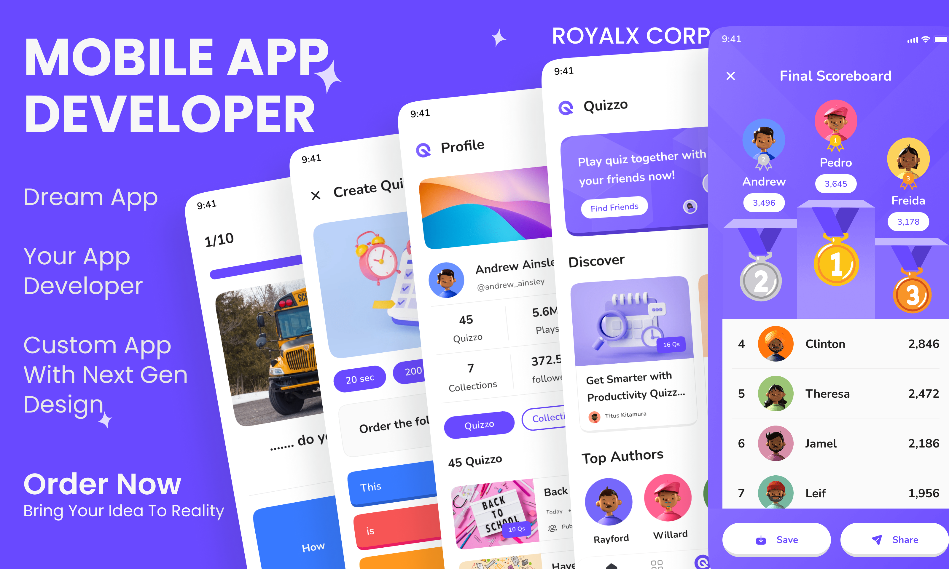 I will develop IOS android applications